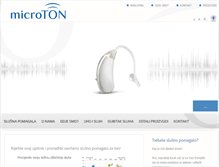 Tablet Screenshot of microton.hr