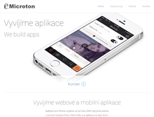 Tablet Screenshot of microton.cz